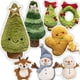 thumbnail image 2 of Christmas Tree Plushie Cute Ginger Bread Reindeer Snowman Peluche Doll Xmas Ring Smile Anime Doll Toys for KIds Birthday Gift, 2 of 5