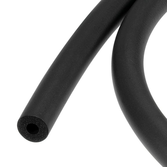 Uxcell Rubber Foam Grip Tubing Non-slip Soft  for Fitness, Tools Handle Support 5ft Black 1/4"