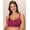 Royal Garnet, variant on Ultra Soft Support Women's T-Shirt Wireless Bra, Moisture Wicking, Seamless White 42DD