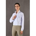 thumbnail image 3 of Women's Athletic Running Yoga Gym Track Zip Up Cropped Jackets UPF 50+ Sun Protection Long Sleeve Workout Shirts, 3 of 13