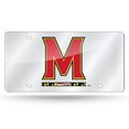 thumbnail image 2 of Maryland Terrapins Mirrored Laser Cut License Plate Laser Tag, 2 of 2