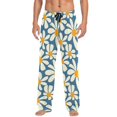 thumbnail image 7 of FORMRS Mens Pajama Pants with Pockets Cotton Sleepwear Lounge Bottoms Sizes S-2XL, Whimsy Daisy Pattern, 7 of 7