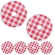 thumbnail image 4 of 6pcs Mason Jar Straw Lid Replacement Canning Jar Wide Mouth Metal Lid Accessory With Straw Hole For Drinking And Storage, 4 of 4
