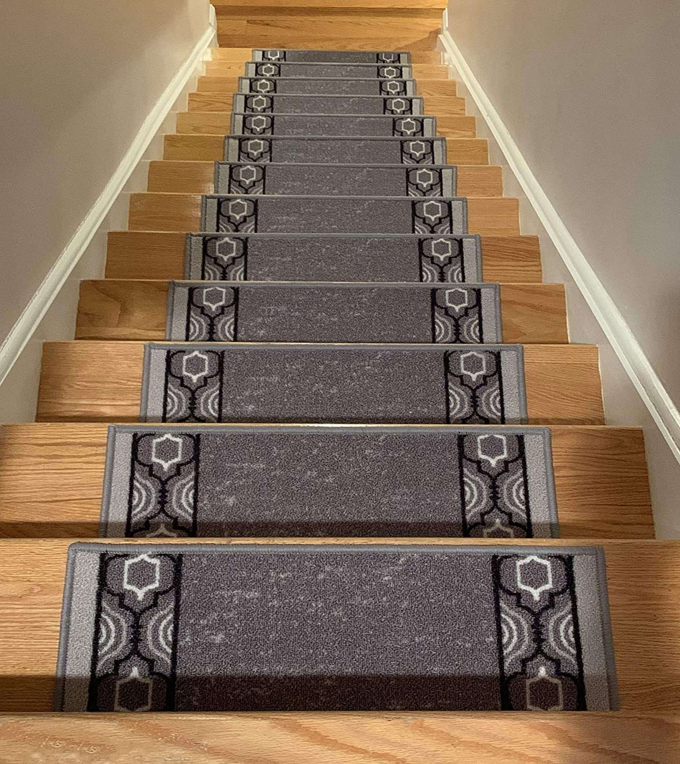 DecorX Stair Treads Skid Slip Resistant Backing Indoor Carpet Stair