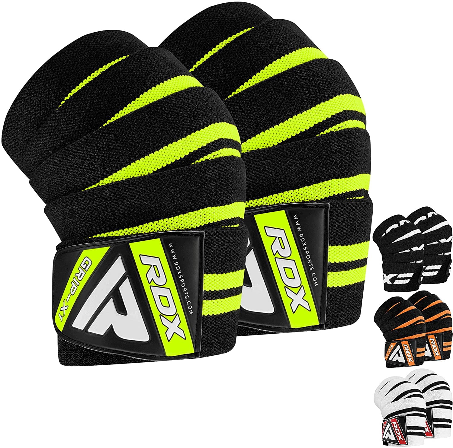RDX Knee Wraps Weight Lifting Bandage Straps Guard Powerlifting Pads