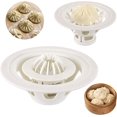 thumbnail image 1 of Queilt Baozi Maker, 7.09" Dumpling Momo Ravioli Maker Machine Food Safe Material Baozi Bun Mold, Instant Pastry Pie Steamer Bun Mold for Home Kitchen Beginners, Super Easy to Use & Clean, 1 of 5