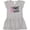 AC-Heather Grey, variant on Inktastic Fight Breast Cancer Pink Ribbon Girls Toddler Dress