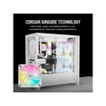thumbnail image 5 of Corsair iCUE AF140 RGB Elite 140mm PWM Dual Fan Kit - Eight RGB LEDs Per Fan - AirGuide Technology - Fluid Dynamic Bearing - Zero RPM Fan Mode - Included iCUE Lighting Node CORE Controller - White, 5 of 7