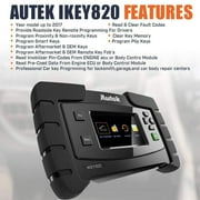2022 AUTEK IKEY820 Key Fob Programmer with 2 licenses Full OBD2 Programming Tool