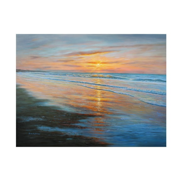 Canvas Wall Art - Bruce Dumas 'Good Day Sunshine' Wall Art for Living Room, Bedroom, or Office Décor by Trademark Fine Art - 19 x 14 Inches