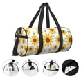 thumbnail image 3 of Fotbe Sunflowers Bolsa Deportiva de Lona Plegable con Estampado, Bolsa de Gimnasio con Bolsillo Seco/Húmedo, Bolsa de Viaje Ultraligera de Gran Capacidad, 3 of 6