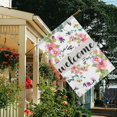 thumbnail image 3 of Spring Summer Multicolored Flower Leaves Garden Flag 28x40 Inch Double Side for Outdoor Courtyard Garden Decor Flowers Welcome Holiday Flag for Outside Decoration, 3 of 6