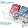 thumbnail image 4 of Hltysip Linus Plastic Divided Packet Organizer  Holder for Condiments  Sugar    Pepper  Sweeteners  Tea Bags  Spices, 4 of 7