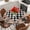 Black Brown, variant on Chicken Hen Round Tablecloth, Fitted Table Cover with Elastic for 36"-44" Round Tables, Rooster Animals Farmhouse White Black Plaid Vintage Table Cloth Outdoor Dinning Party Waterproof Tablecloths