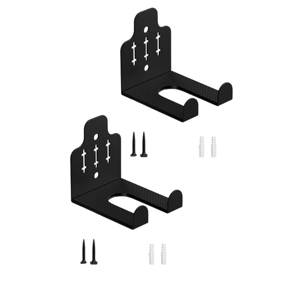 RUISINERY Pack of 2 strong Vertical Barbells Wall Mounts Space Saving Steel Rack Simple Installation for Gym Equipment Storage