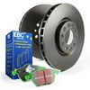 EBC Brakes S11KF1554 S11 Kits Greenstuff 2000 and RK Rotors Fits 88-98 9000