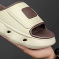 thumbnail image 3 of Casual Nube Hombres Diapositivas Suela Gruesa para Interior Al Aire Libre, 3 of 9