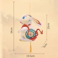 thumbnail image 5 of Dserhfy DIY Rabbit Lantern Light-up Chinese Style Lantern 3D Waterproof Lantern Photo Prop for Mid-Autumn Festival Celebration Party Decoration, 5 of 8