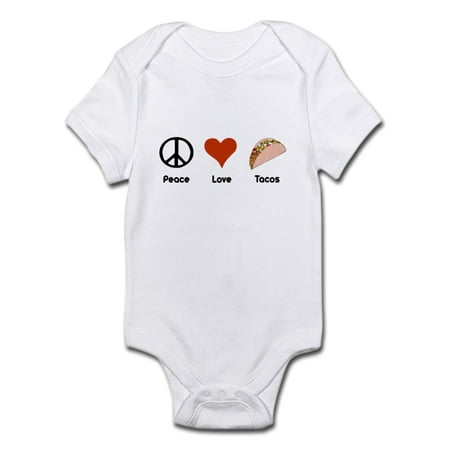 

CafePress - Peace Love Tacos Infant Bodysuit - Baby Light Bodysuit