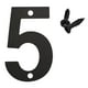 thumbnail image 1 of 3 In Floating Address House Number Modern Metal Letters Garden Garage Mailbox Decor Number Nail Kit Visual Sign, 1 of 7