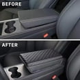thumbnail image 4 of For /Y Black Car Armrest Cushion Cover Center Console Lid Box Pad, 4 of 7