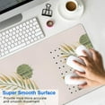 thumbnail image 4 of Ultimate Office Accessory: Large Desk Mat with Abstract Art | Non-Slip, Waterproof | Boho Leaves Design | Ideal Laptop Size | 31.5 X 11.8 Inch, 4 of 7