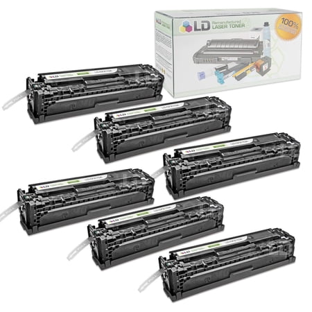 Ld remanufactured toner cartridge replacement for 131a cf210a (black  6-pack)