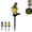 Yellow, variant on Solar Dragon Egg Garden Stake Light, 1pc, Outdoor Waterproof LED Yard Decoration with 3D Hatching Baby Dragon Sculpture, Solar Powered Dusk to Dawn Landscape Lamp for Garden, Patio Green