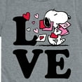 thumbnail image 3 of Peanuts - Love Snoopy  - Toddler And Youth Short Sleeve Graphic T-Shirt, 3 of 6