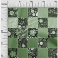 thumbnail image 2 of oneOone Polyester Spandex Forest Green Fabric Floral Sewing Fabric By The Yard Printed Diy Clothing Sewing Supplies 56 Inch Wide, 2 of 4
