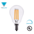 thumbnail image 1 of TriGlow LED 4.5 Watt (40W Equivalent) A15 Clear Glass Bulb, DIMMABLE 2700K (Warm White Color), 450 Lumens, E12 Medium Base A15 LED Bulb, 1 of 1
