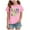Pink, variant on Staki Christmas Tshirts Shirts for Girl Christmas Shirts for Girl Funny Graphic Print in Winter Classic Tee Tops(Blue,5-6 Years)