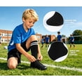 thumbnail image 4 of CHOYURME CHONYURM 4 Pairs Kids Soccer Socks Striped Knee High Socks Baseball Sports Socks for Boys Girls 3-12 Years Old, 4 of 7
