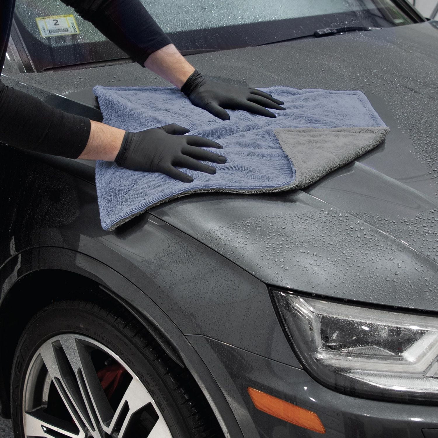 Prestige Series Pro Spec After the Car Wash, Clean, Dry and Detail, 3 Towels, Includes Storage Bag