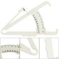 thumbnail image 4 of Body Fat Caliper, ABS White 0-70mm Measuring Range Fat Measure Caliper Double Scale  For Fitness, 4 of 8