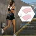 thumbnail image 3 of QUMIIRITY 4 Pairs Toe Separator Socks Cotton Pink Daily Wear Foot Protection For Women, 3 of 6