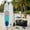 Turquoise, variant on Spaco Inflatable iSUP Paddle Board, 3 Fins, Detachable Paddle, Carry Backpack, Water Sports, L Size