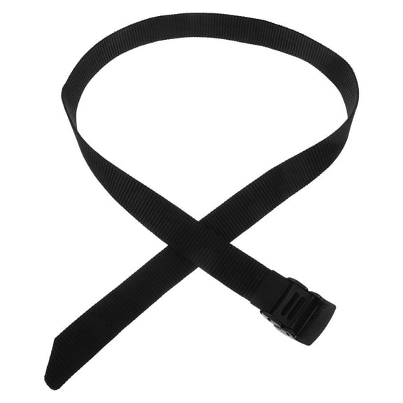 Raindrops 1Pack Black Plastic Belts for Men and Women Jeans 12.5x1.5x0.8in