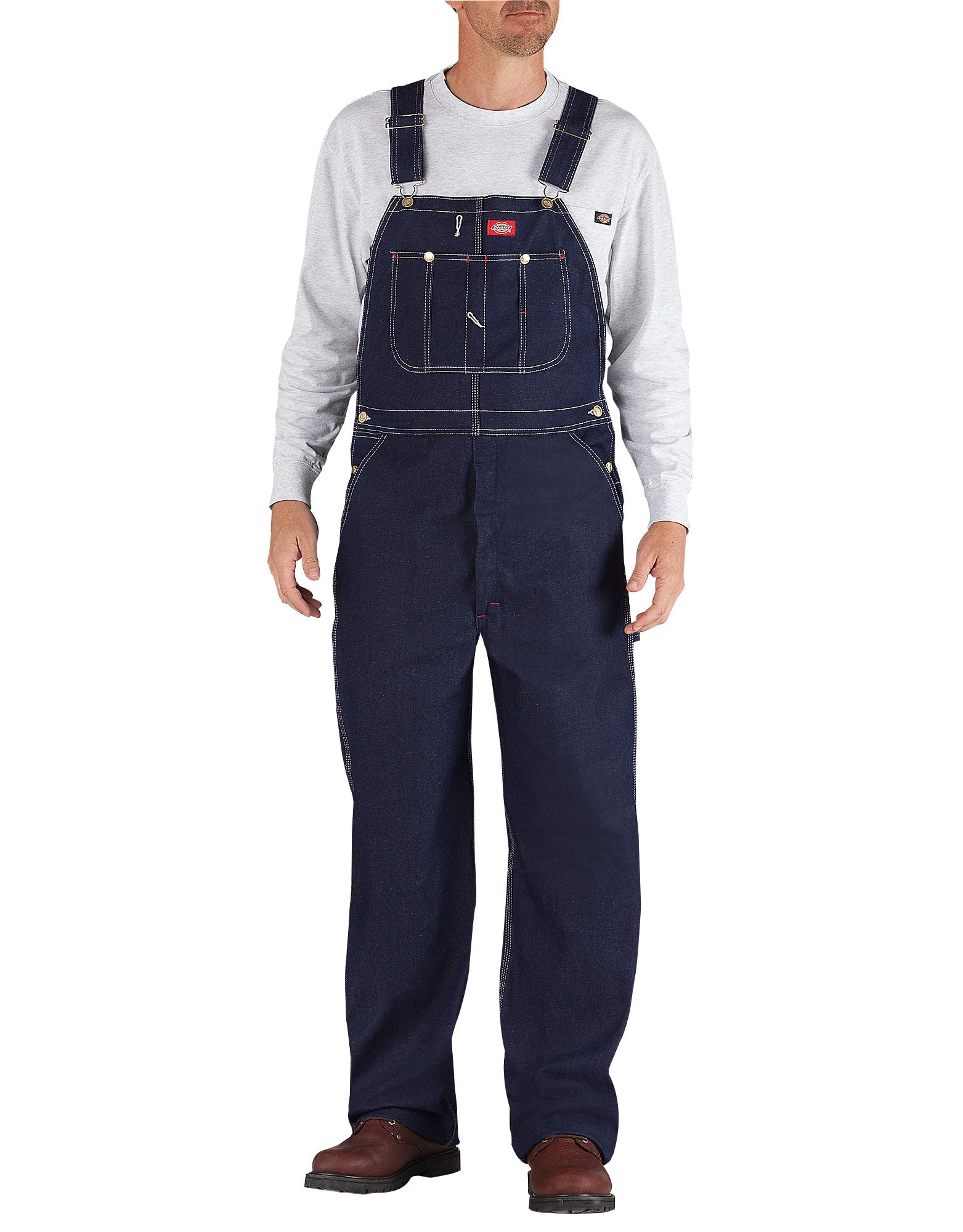 Dickies Mens Indigo Bib Overalls, 56W x 