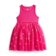 Toddler Girls Printed Tank Dress, Sizes 12M-5T