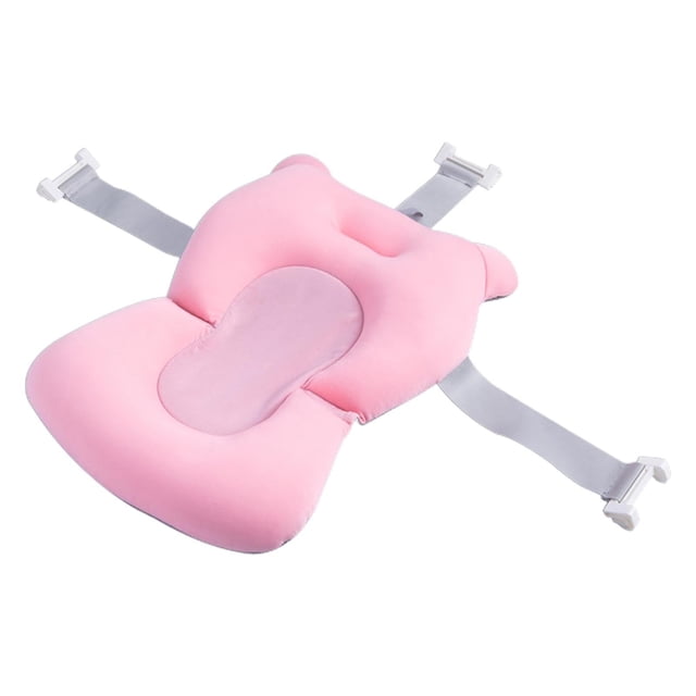 Almohadilla de baño portátil Shakven de viaje para bebés con alfombra de baño suave
