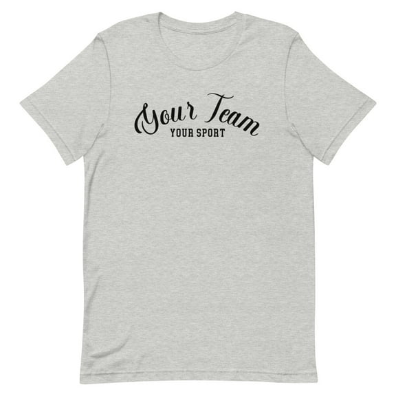 Custom Team T-Shirt, Personalized Sport Shirt,Your Team Name (Athletic Heather, XS)