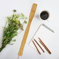 thumbnail image 6 of BambooMN 1 Pieces 17" Inch Handled Bamboo Shoehorn Plus 1 Free Travel Size Back Scratcher, 6 of 9