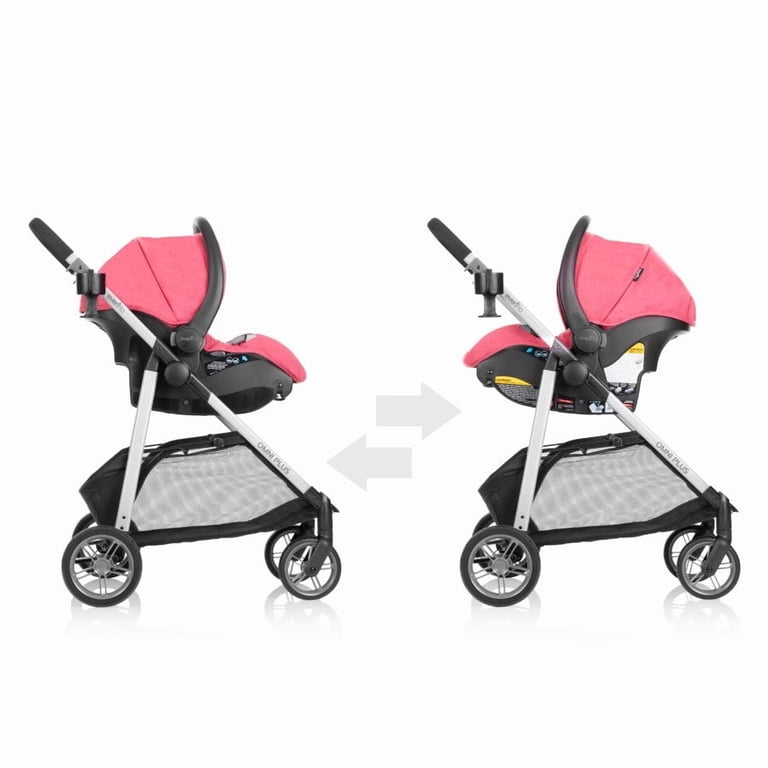 Evenflo Omni Plus Modular Travel System with LiteMax Sport Rear-Facing  Infant Car Seat (Brizo Pink), Girl - Walmart.com