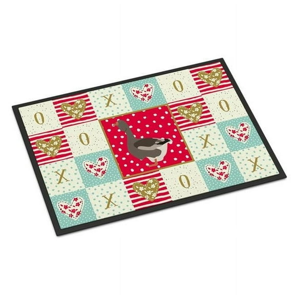 Toulouse Goose Love Indoor or Outdoor Mat 24x36
