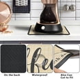 thumbnail image 4 of Coolmade Coffee Mat - Coffee Bar Mat for Countertop 12x16 - Absorbent Hide Stain Anti-Slip Coffee Bar Accessories Under Coffee Maker Espresso Machine, 4 of 8