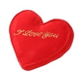 thumbnail image 3 of Almohada de lanzamiento en forma de corazón, almohada de cojín de corazón rojo decoración suave y rellena almohada de lanzamiento de San Valentín para, 3 of 8