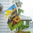 thumbnail image 3 of America Forever Camping House Flag Summer Camping 28 x 40 Inch Double Sided Floral Tent Camping Flags for Campers Seasonal Yard Outdoor Decorative Flag, 3 of 3