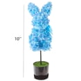 thumbnail image 3 of 29.5" Easter Bunny Decorations Moss Bunny Shaped Topiary Trees with Ground Spike Artificial Moss Rabbit Topiary Faux Plants Outdoor for Easter Party Indoor Outdoor Garden Decor, 3 of 9