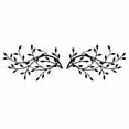 thumbnail image 2 of Wall hangs,Metal Tree Leaf Wall Decor Vine Olive Branch Leaf Wall Art Wrought Scroll Sculptures Home Decor Above The Bed Branches Hanging Wall Decor For Livingroom And Outdoor, 2 of 8